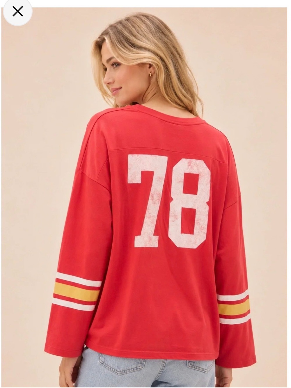 Daydreamer Red 78 Cotton Jersey Sz L/XL NWT - Picture 2 of 8